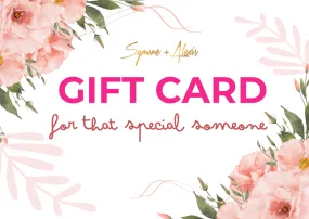 Symone   Alexis Jewelry GIFT CARD