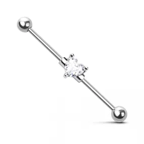 Tanya Heart Industrial Barbell