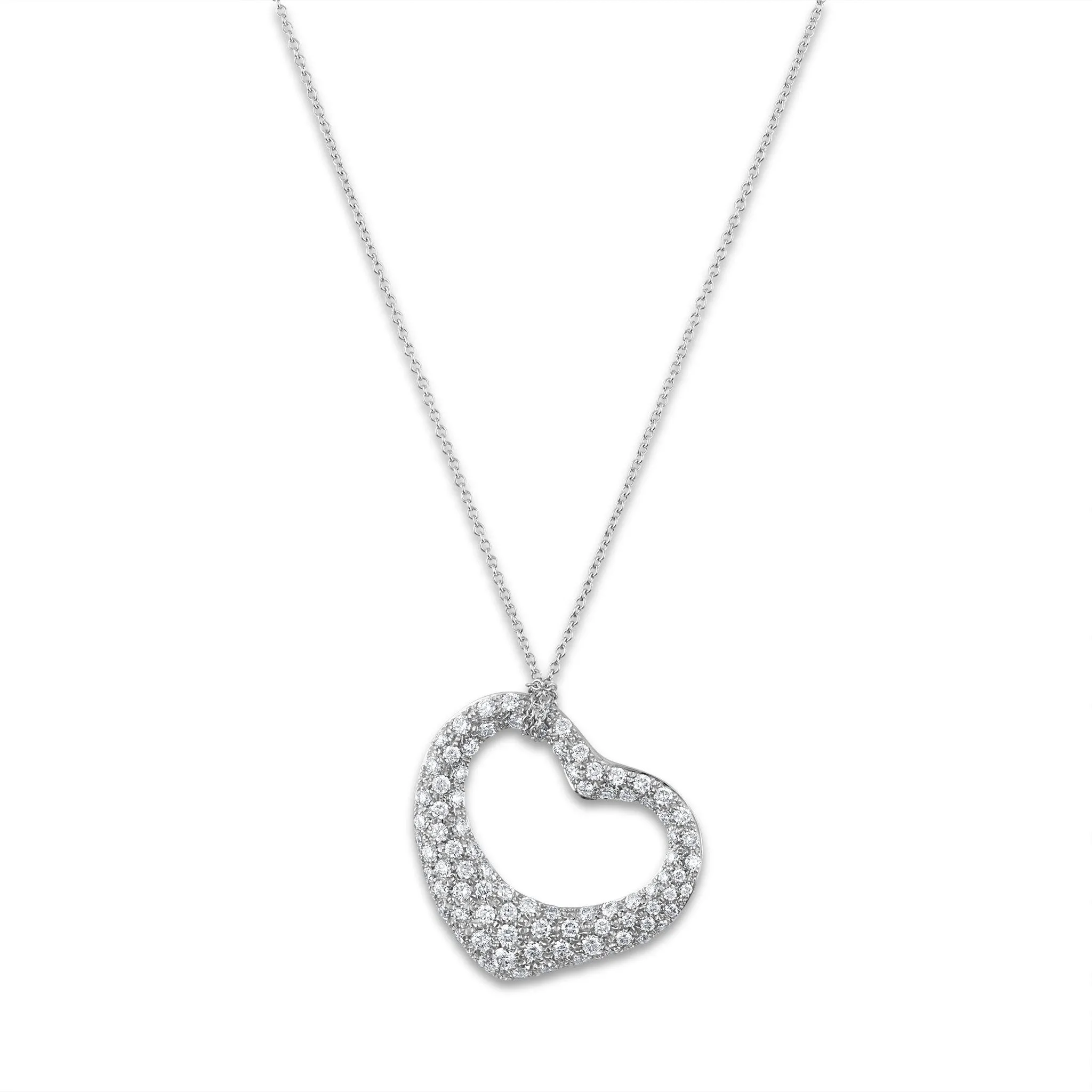 Tiffany & Co. by Elsa Peretti - Open Heart Necklace