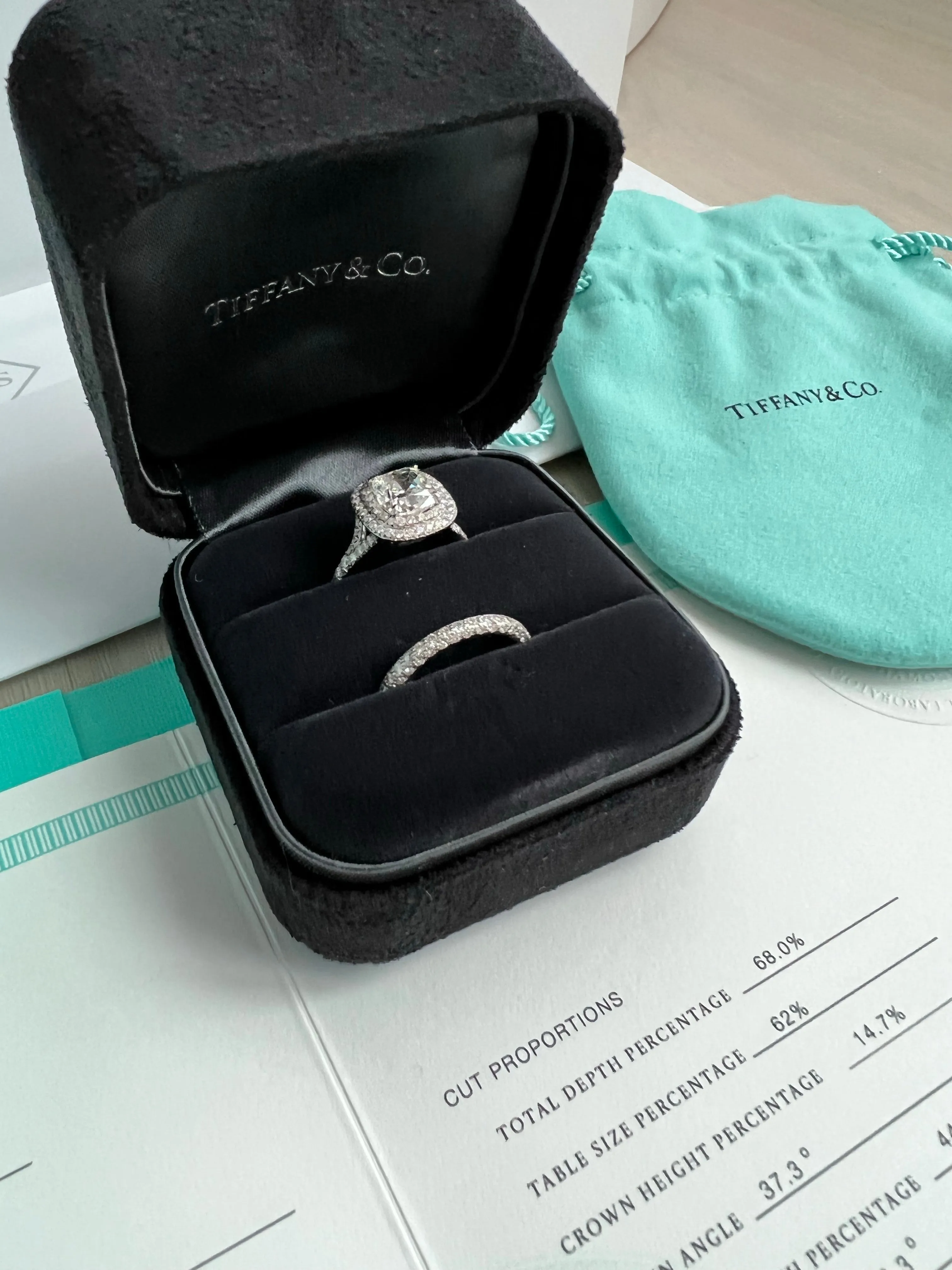 Tiffany & Co. Diamond Ring Set