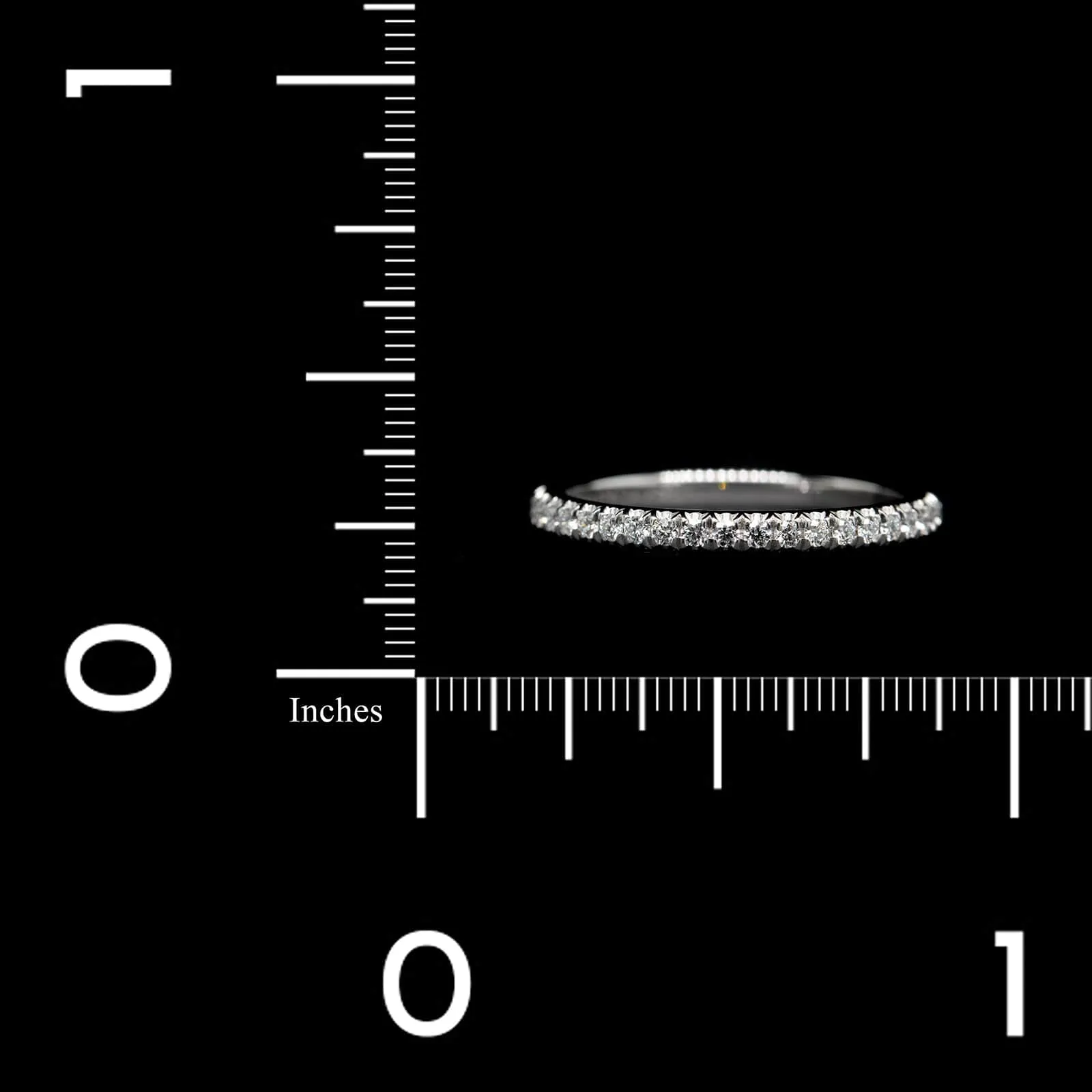 Tiffany & Co. Platinum Estate Diamond Halfway Band