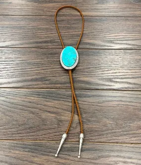 Turquoise Bolo Necklace