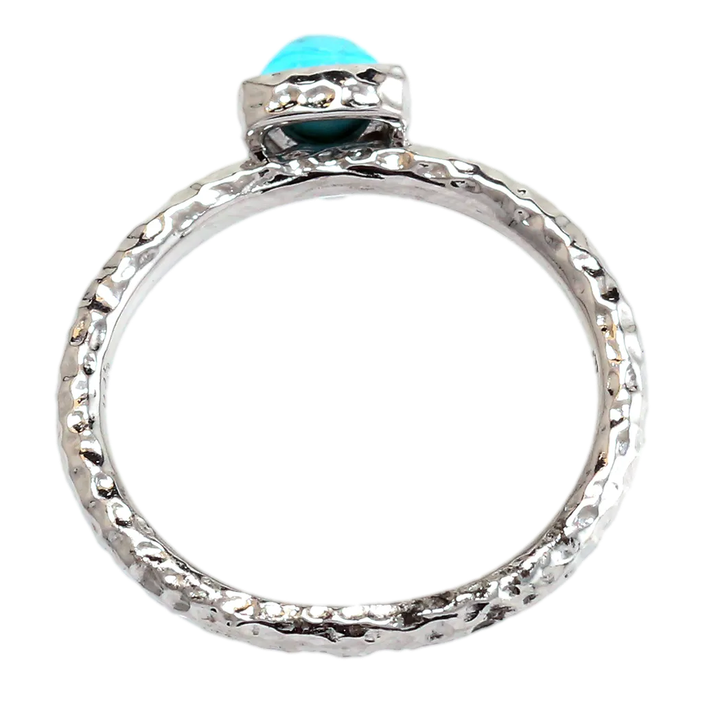 Turquoise Trilliant Ring