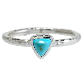 Turquoise Trilliant Ring