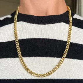 Vintage Curb Link Chain Necklace