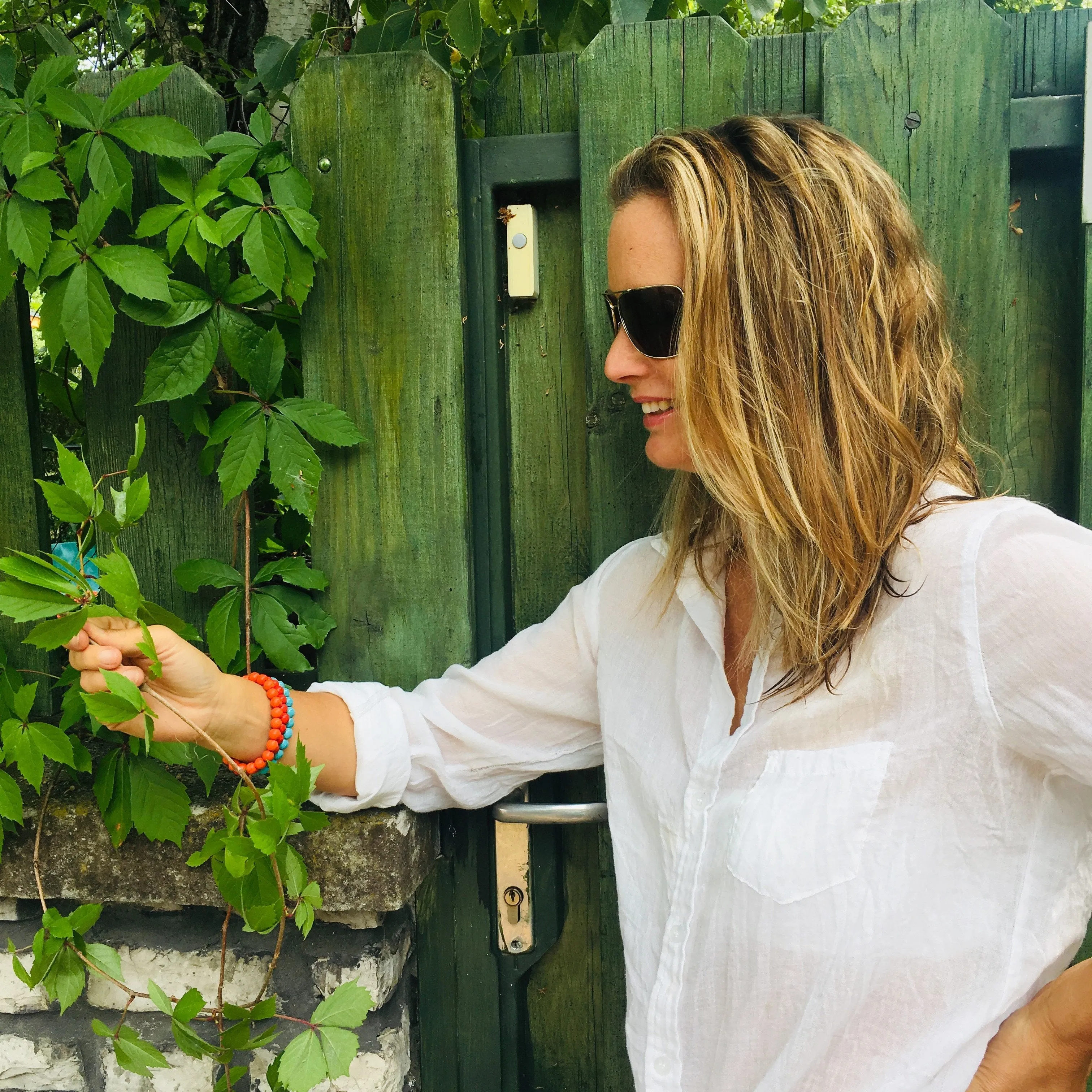 Wanderlust Turquoise Howlite Mala Bracelet