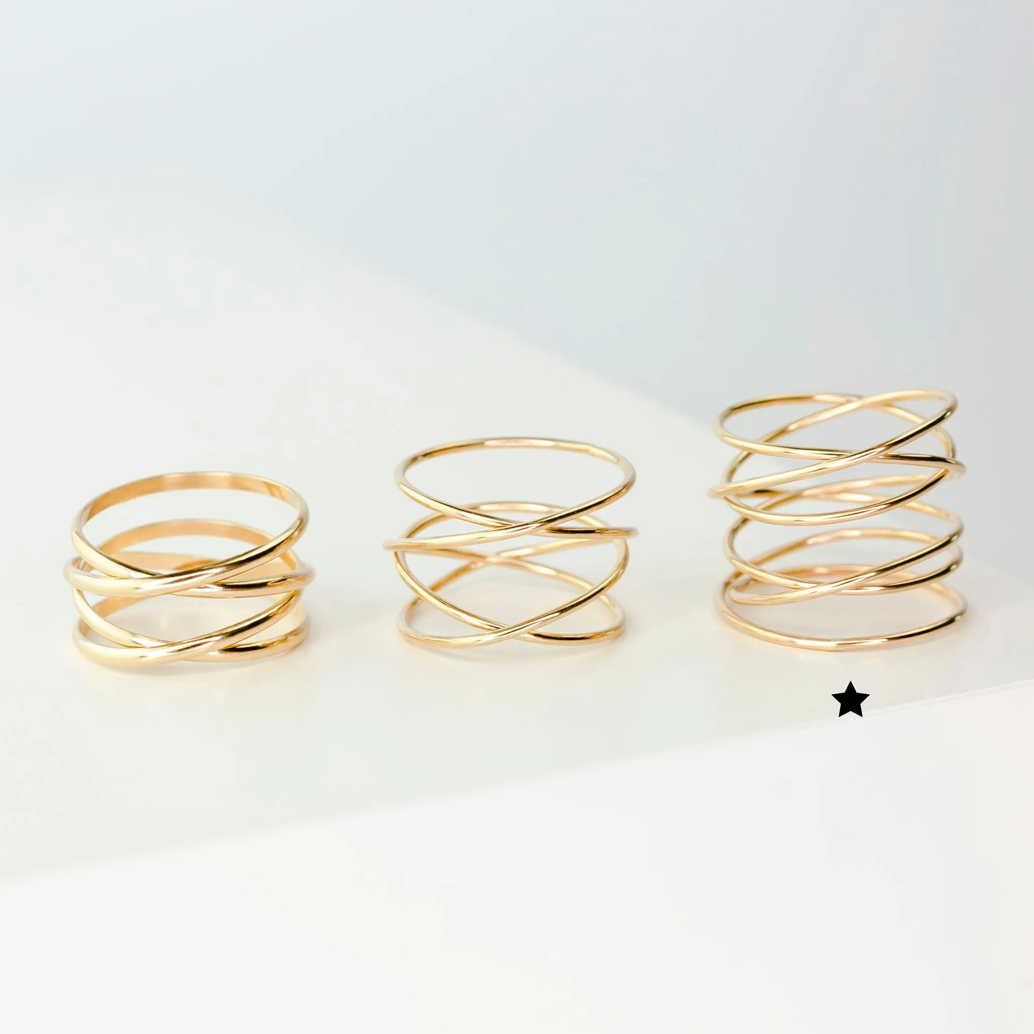 Woven 6-Band Ring