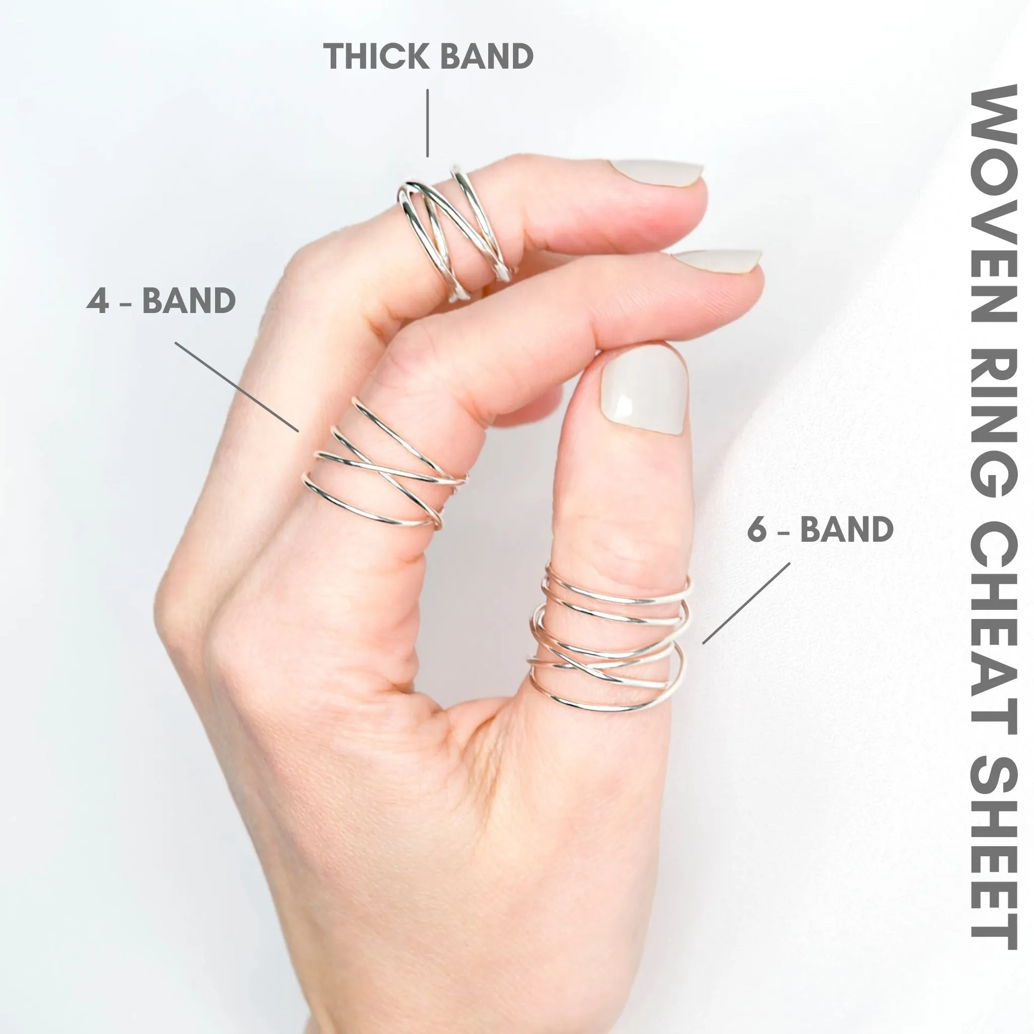 Woven 6-Band Ring