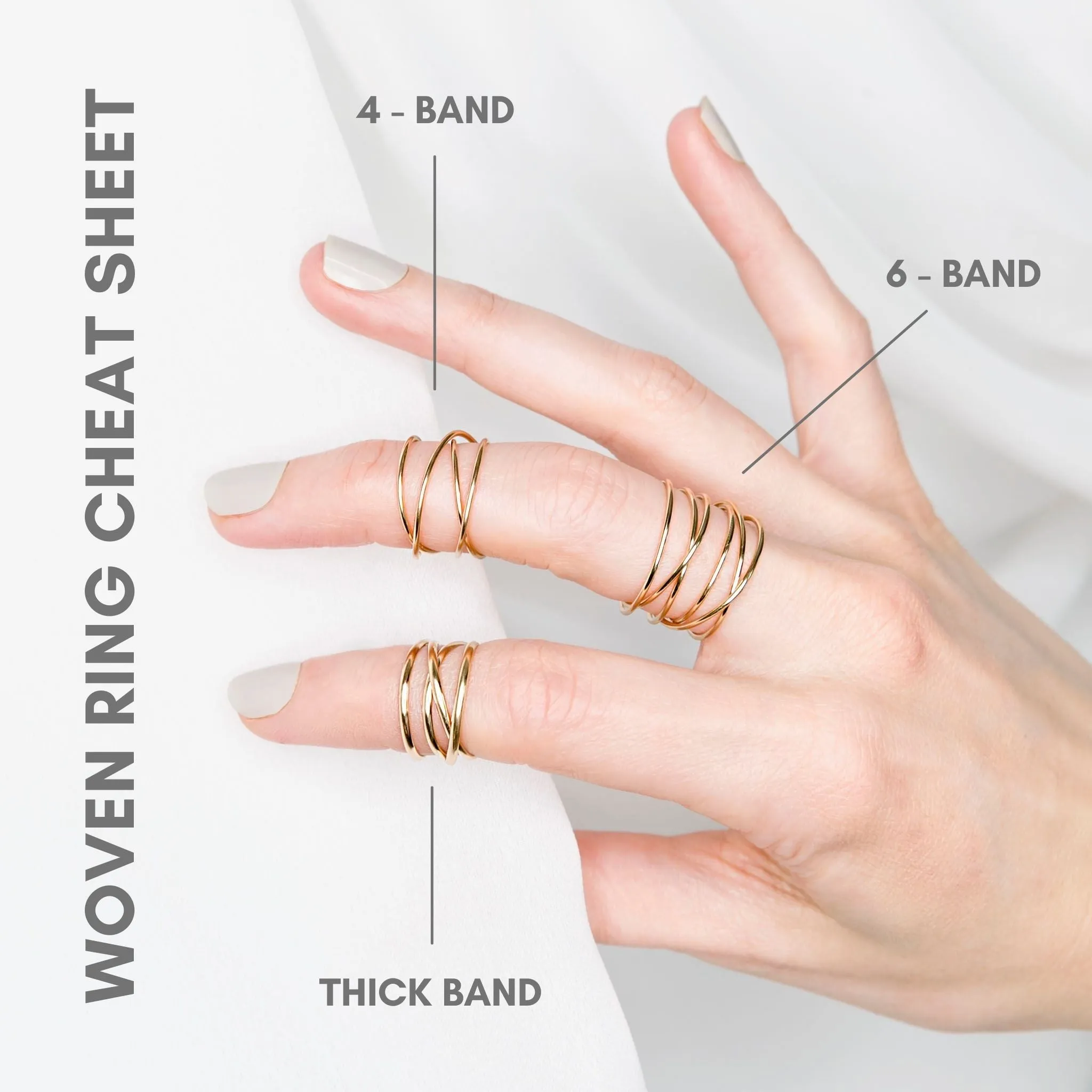 Woven 6-Band Ring